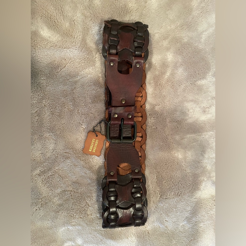 Leather Belt - Brown